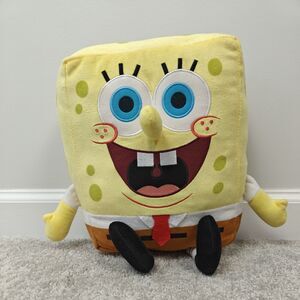 Sponge Bob Square Pants 10" Plush Stuffed Animal Yellow Suit Toy